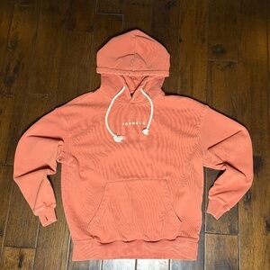 YoungLA 513 Skyline Hoodie Medium Orange Wash